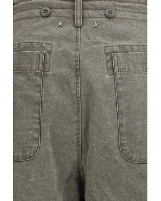 Golden Goose Deluxe Brand Gray Journey Ws Ortensia Boyfriend Pants Cotton Jean for men