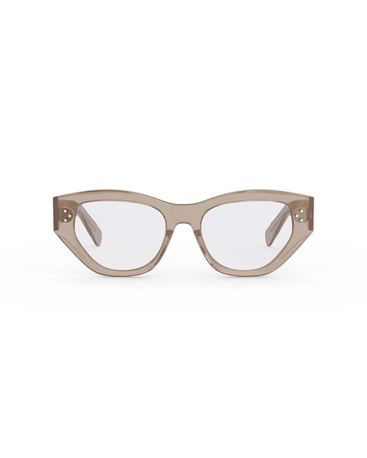 Céline Brown Cat-eye Glasses
