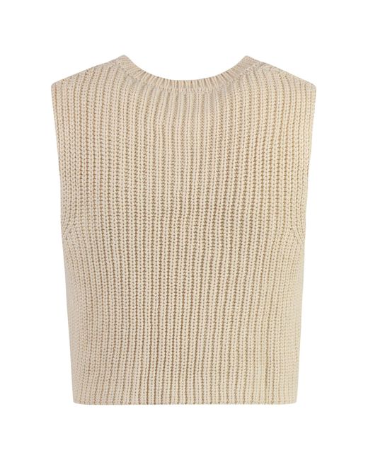 Our Legacy Natural Intact Knitted Vest for men