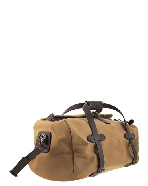 Filson Duffle Small Duffle Bag With Leather Trim in Brown for Men Lyst