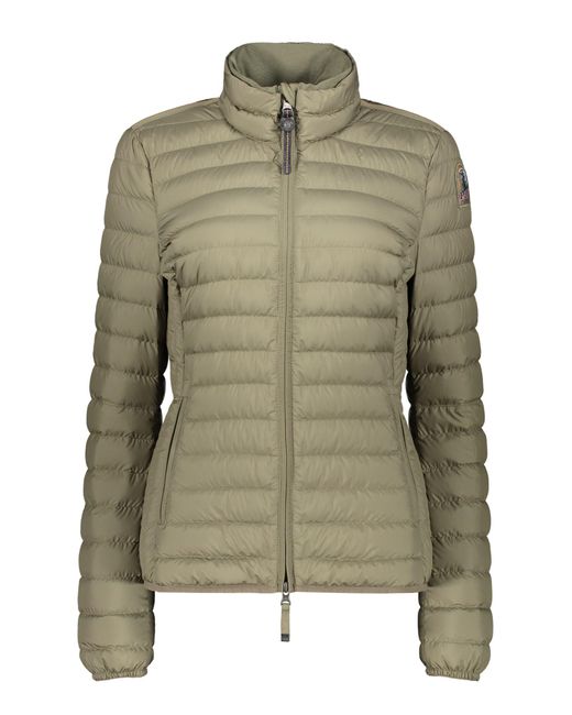 Parajumpers Geena Short Down Jacket in Green | Lyst