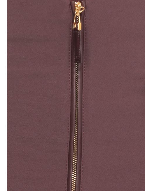 Elisabetta Franchi Purple Trousers