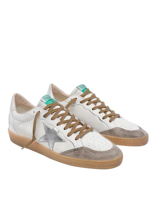 Golden Goose Deluxe Brand White Sneakers Calf Leather/ Rubber Sole for men