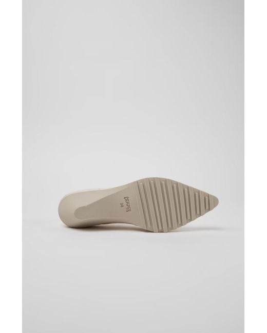 Camper White Anita Ry Low Natural Sneaker