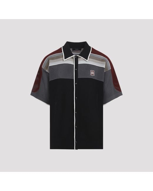 Amiri Black Ma Sport Shirt for men