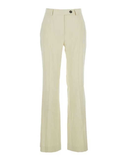 Tela Natural Pants With Belt Loops