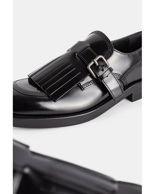 Church's Black Derbies Piper En Cuir De Veau Poli Noir Flat Shoes