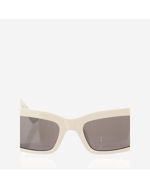 Balenciaga Gray Logo Sunglasses Acetate for men
