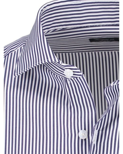 Finamore 1925 Purple Shirt for men