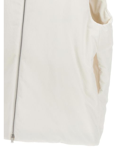 Jil Sander White '01' Vest for men