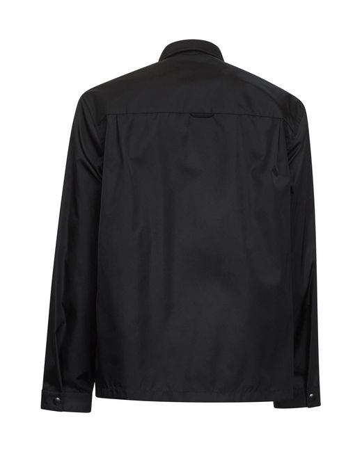 Prada Blue Re-Nylon Shirt for men