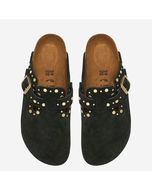Birkenstock Black Boston Rivets