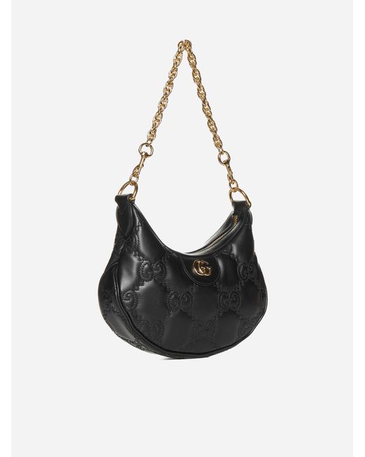 Gucci Black Gg Matelasse Leather Mini Bag