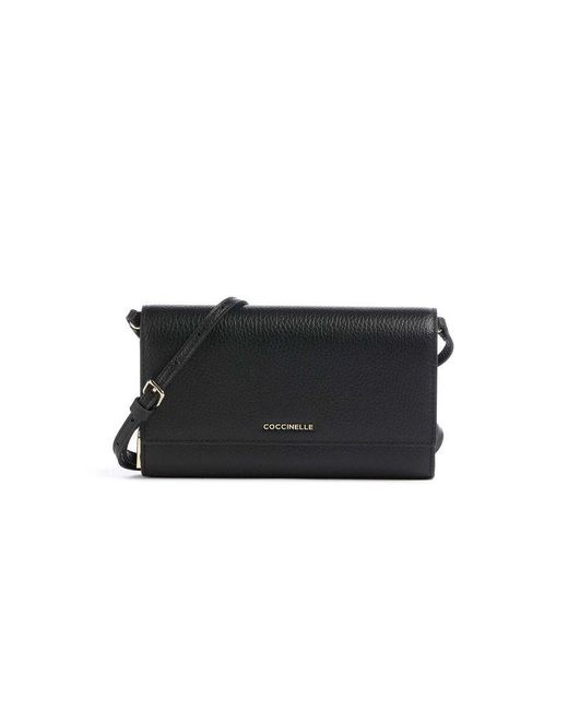 Coccinelle Black Wallet Cowhide Bags