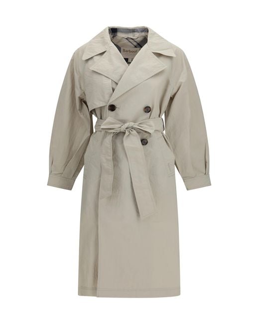 Barbour Multicolor Layla Rain Trench Polyamide Coats