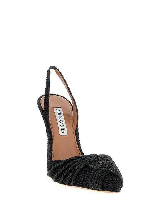 Aquazzura Black Gatsby Slingback