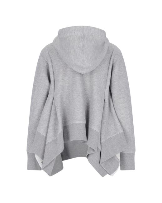 Sacai Gray Sweaters