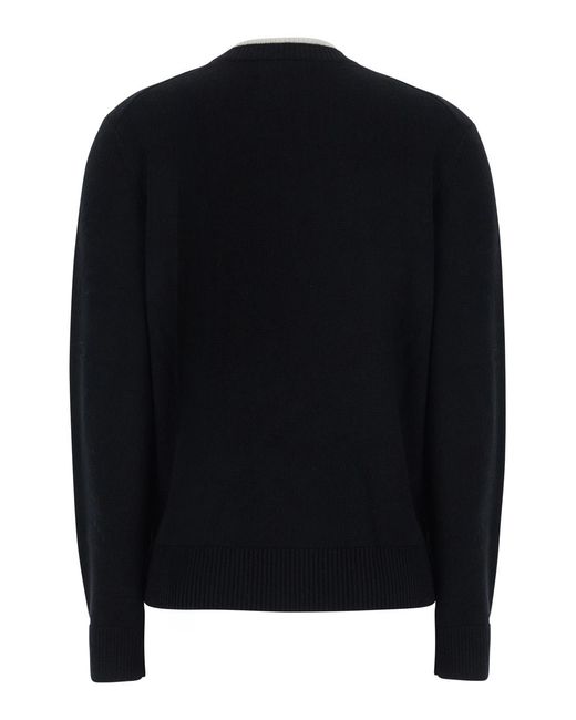 Loulou de Saison Black Sweater Otis Cashmere Tops
