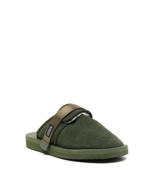 Suicoke Green Zavo-Mab Mules Sandals Shoes Loafers for men