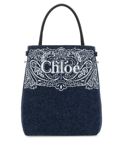 Chloé Blue Micro Sense Handbag