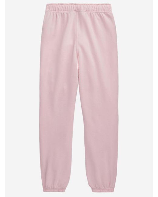 Polo Ralph Lauren Pink Pants Stretch Cotton Trousers