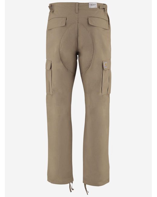Carhartt Natural Cargo Trousers Cotton for men