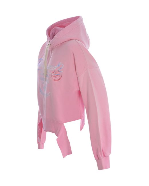 DSquared² Pink Hooded Sweatshirt