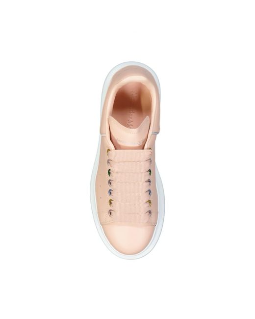 Alexander McQueen Pink Oversized Sneakers