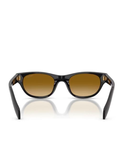 Prada Black Pr C08S Acetato Sunglasses