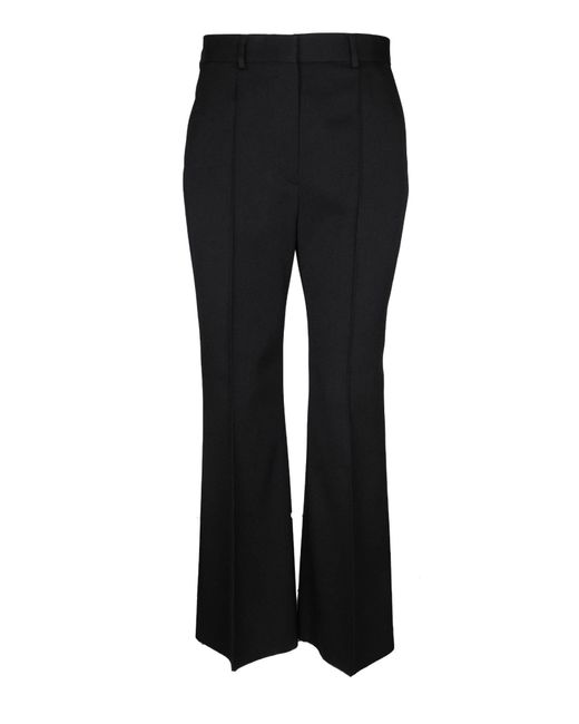 Lanvin Black Tailored Flared Trousers