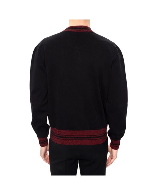 Alexander McQueen Black Knitted Cardigan for men