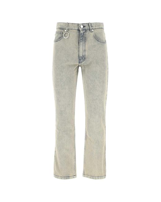 Etudes Studio Gray Denim Relic Jeans for men
