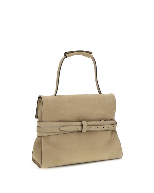 Moschino White Handbag Tie Me Calf Leather Handbags