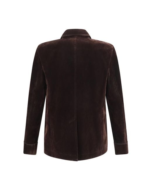 Tom Ford Black Cotton-Blend Blazer Cotton; Viscose Jacket for men