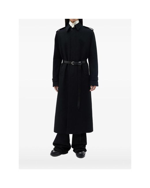 Ann Demeulemeester Black Coats for men
