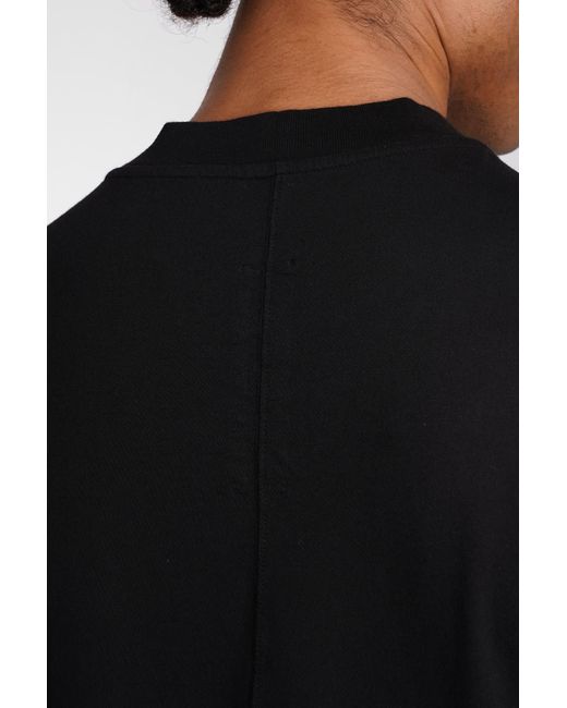 Rick Owens Tarp T T-shirt In Black Cotton for men