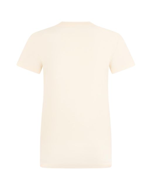Moncler White T-Shirt Embroidered Cotton T-Shirts & Jerseys