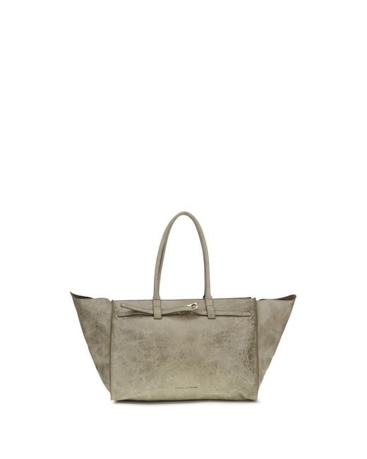 Benedetta Bruzziches Natural Mame Weekend Bag Calf Suede Shoulder