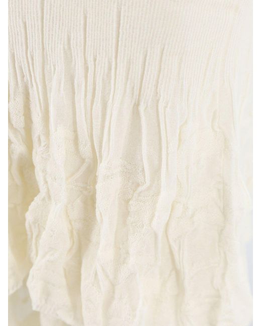 Bottega Veneta White Skirt