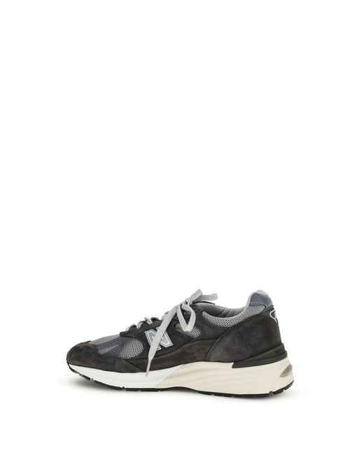 New Balance Multicolor Sneakers 991V2 Upper: Calf Leather Trainers