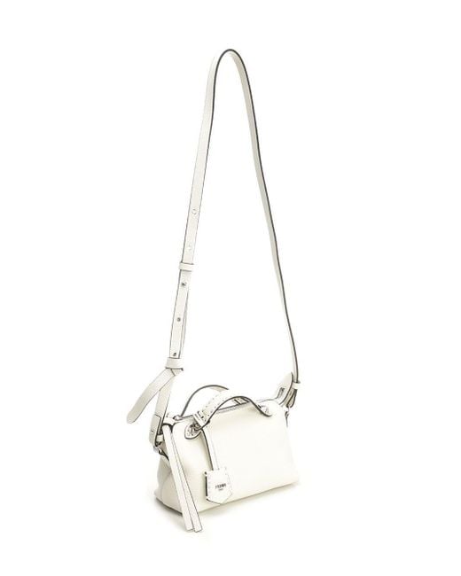 Fendi White By The Way Selleria Mini Tote Bag