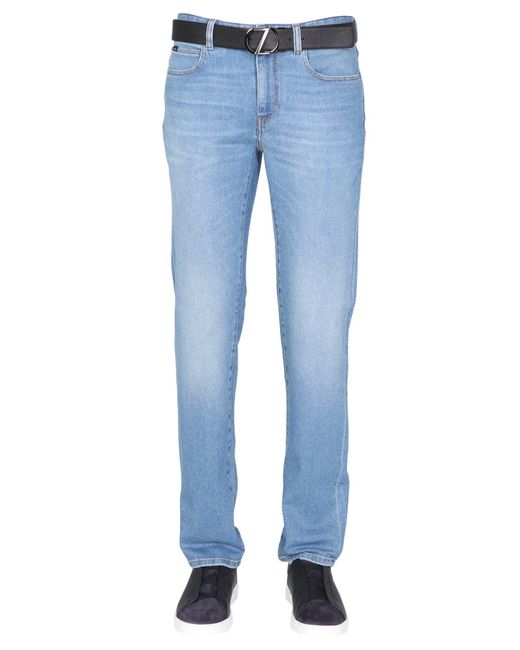 Z Zegna Denim Skinny Fit Jeans in Denim 