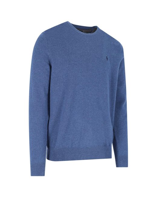 Ralph Lauren Blue Logo Sweater for men