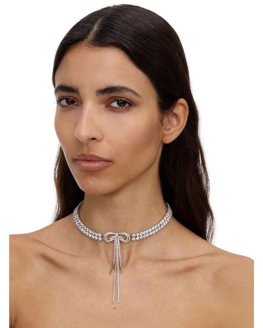Self-Portrait Metallic Choker Necklace Metal Necklaces