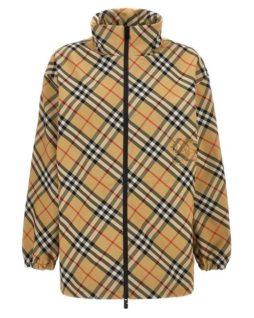 Burberry Metallic Check Jacket