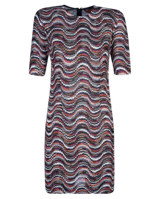Missoni Multicolor Printed Short Dress
