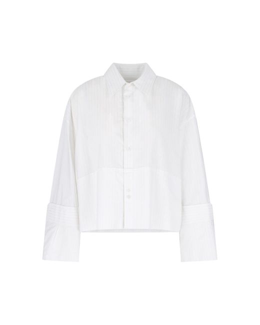 MM6 by Maison Martin Margiela White Cotton Shirt