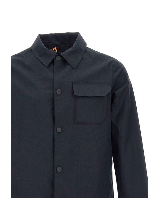 Rrd Blue Terzilino Overshirt Linen Jacket for men