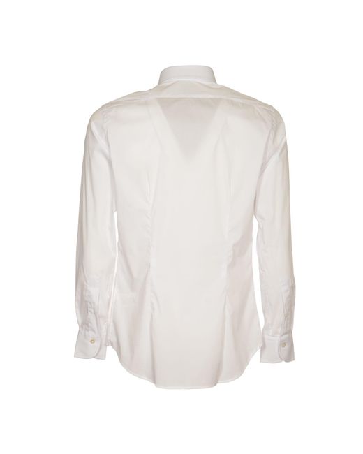 Bagutta White Leo Shirt for men