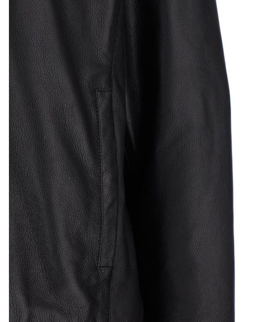 Arma Black Wani Jacket With Classic Collar for men